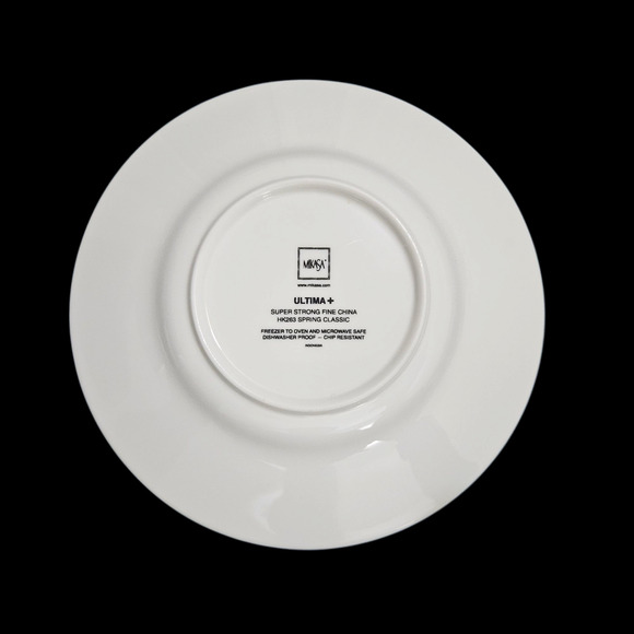 Mikasa Ultima+ Spring Classic Set 4 Bread Butter Plates 6" Yellow Rim Fine China - Picture 4 of 5